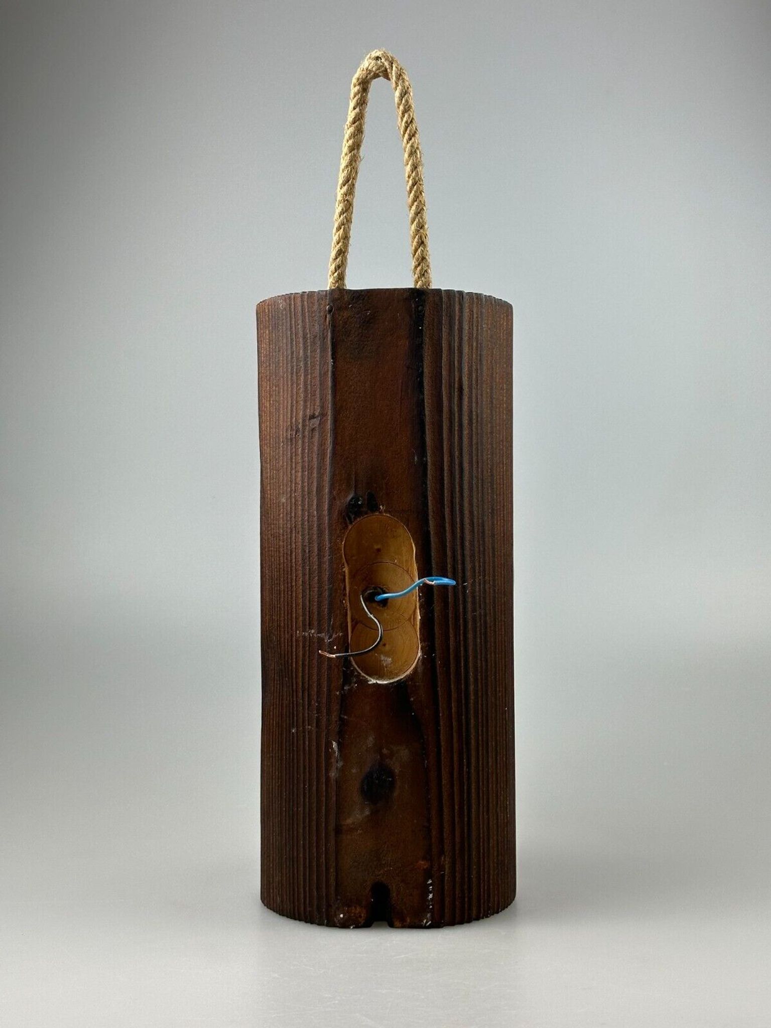 60s 70s Wall Lamp Wood Glass Wall Sconce Brutalist Temde Leuchten Switzerland
