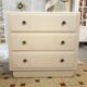 Nude beige vintage dresser wooden