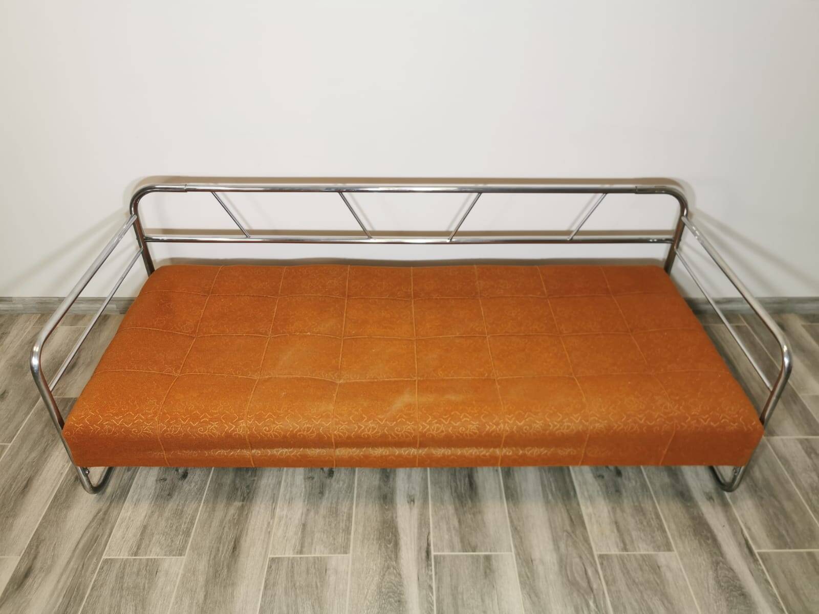 Bauhaus Chrome Sofa by Robert Slezak for Slezak Factories