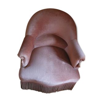 Fringed toad armchair