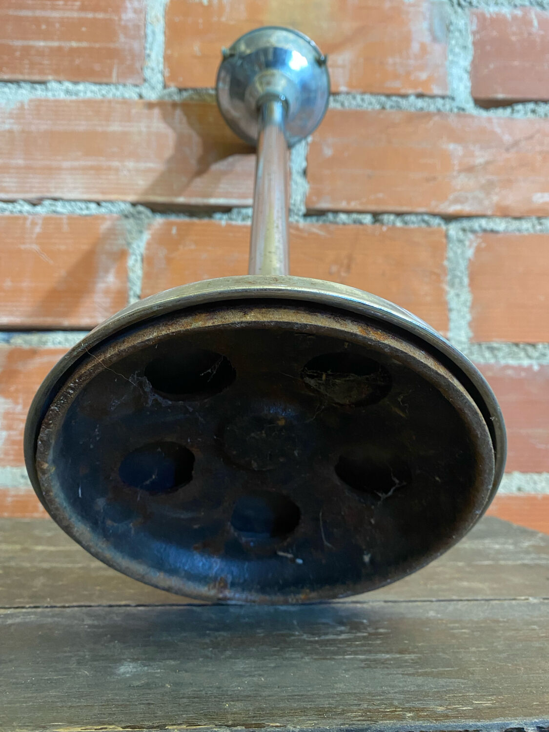 Tulip Footed Ashtray Chrome Metal Vintage 70s