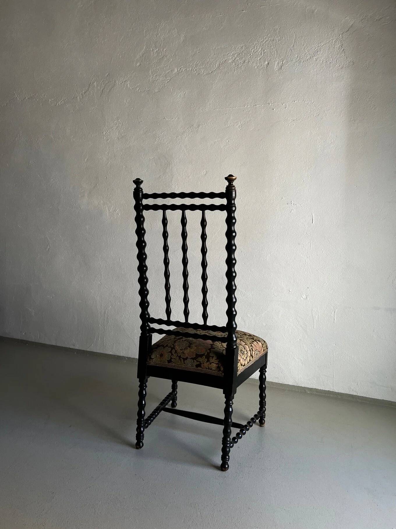 Oak bobbin chair | France | 1850s