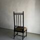 Oak bobbin chair | France | 1850s
