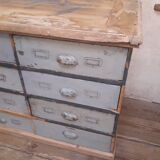 Industrial sideboard with 16 drawers