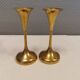 Danish designed candle holders in solid brass.