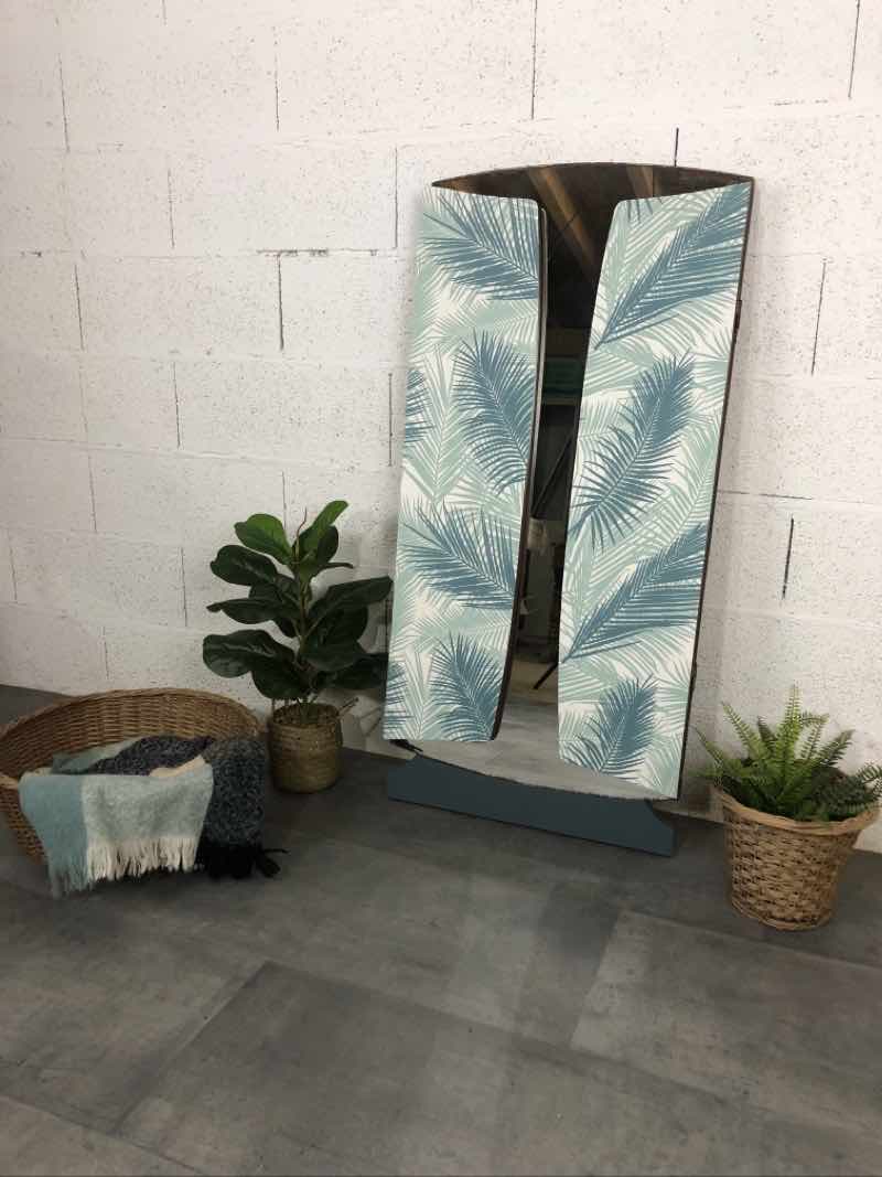 Vintage triptych mirror  100x115cm