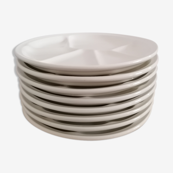 Gien earthenware plates