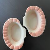 Set of 2 Charles Amand orange-pink ramekins