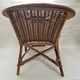 Old armchair child osier rattan 60s vintage decoration collection