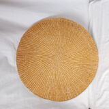 Round underflat in wicker