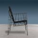 Fauteuil "Minimalisti" en fer, Anacleto Spazzapan
