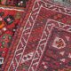 Tapis oriental antique rouge/marron 135x87cm