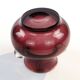 Vase, mid-century modern, glass, Poland, 1970s
