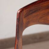 Set of 4 Scandinavian rosewood chairs – Otto Møller style | Vintage