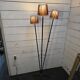 1960s tripod floor lamp, 3 lights
