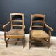 Ensemble de fauteuils provençaux antiques en bon état
