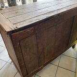 Oak airbrushed sideboard