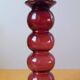 Bougeoir en verre contemporain