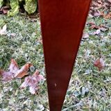 Vintage varnished bedside table