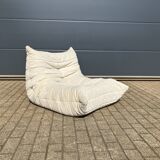 Authentieke Ligne Roset 1zit Togo 1988 beige in topstaat!!