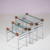 1960s Modern nesting tables from the Netherlands
