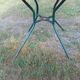 Old-house bistro table in wring iron
