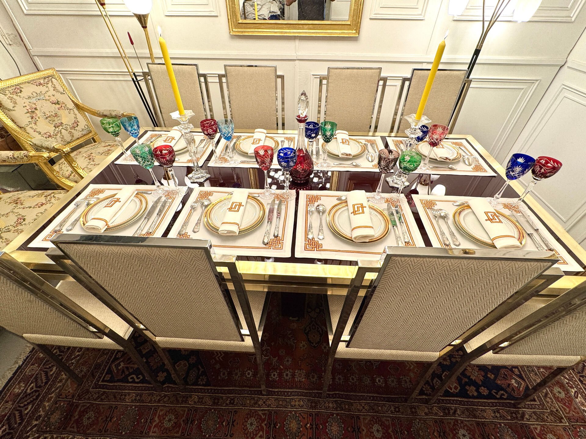 Table de salle à manger/d'entrée Sinopoli années 1970