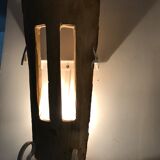 Lot of three terracotta and wrought iron appliques