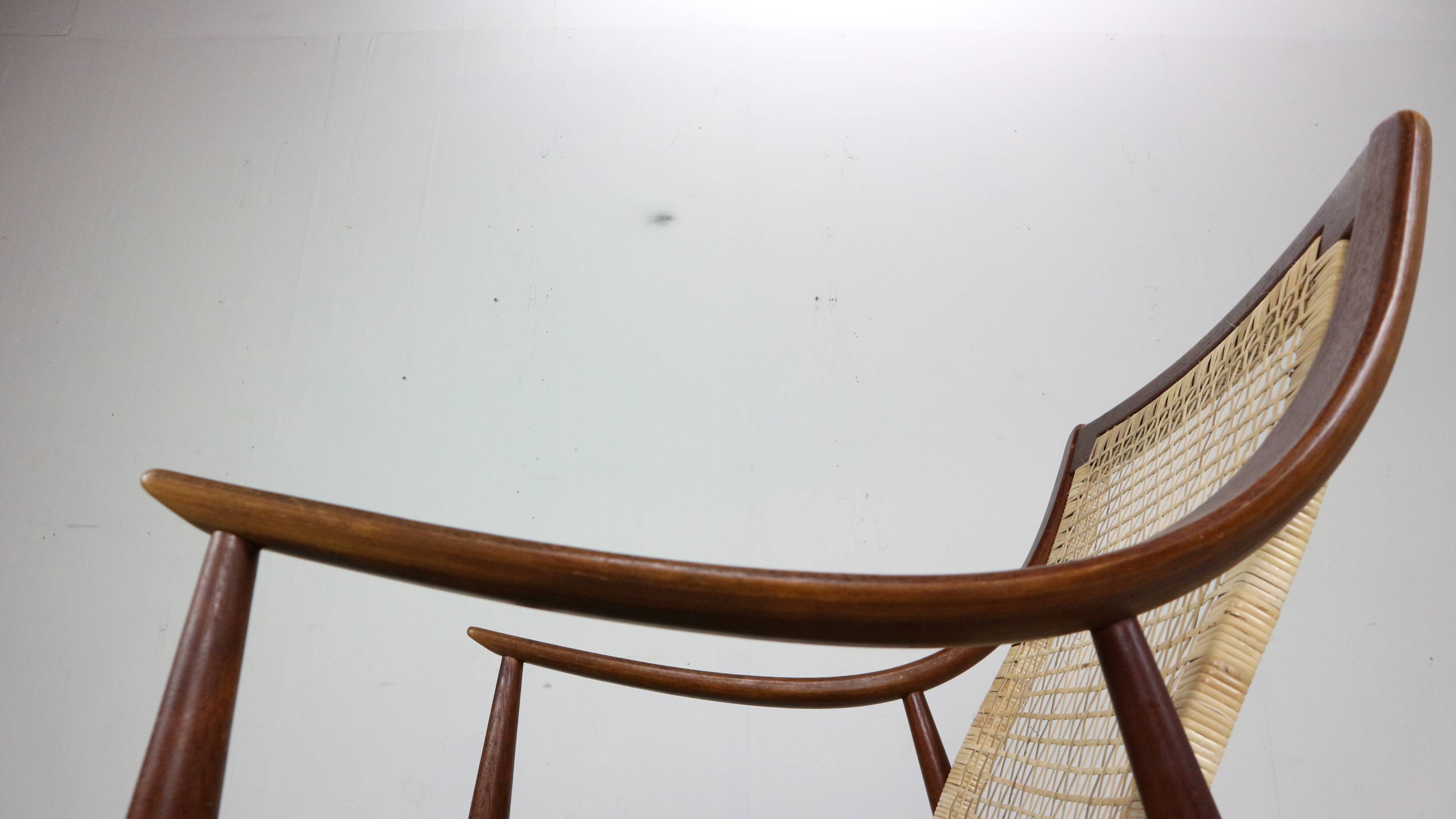 Peter Hvidt& Orla Mølgaard-Nielsen FD146 Cane Back Easy Chair, Denmark