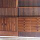 Danish wall bookcase by Thygesen and Sorensen in rosewood, 1960