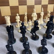 Large Vintage Medieval Chess Set Ajedrez Fantasia