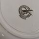 2 x 6 assiettes plates Moulin Des Loups Hamage liseré vert