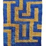 Blue Moroccan rug, authentic Moroccan rug 150/250cm