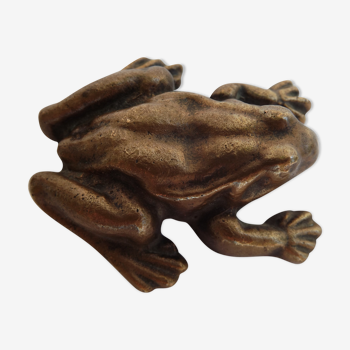 Crapaud en bronze