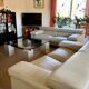 "Sillage" leather canapé/Rochebobois