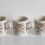 Set of 3 Biltons 70s mugs
