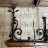 large wall-mounted coat rack