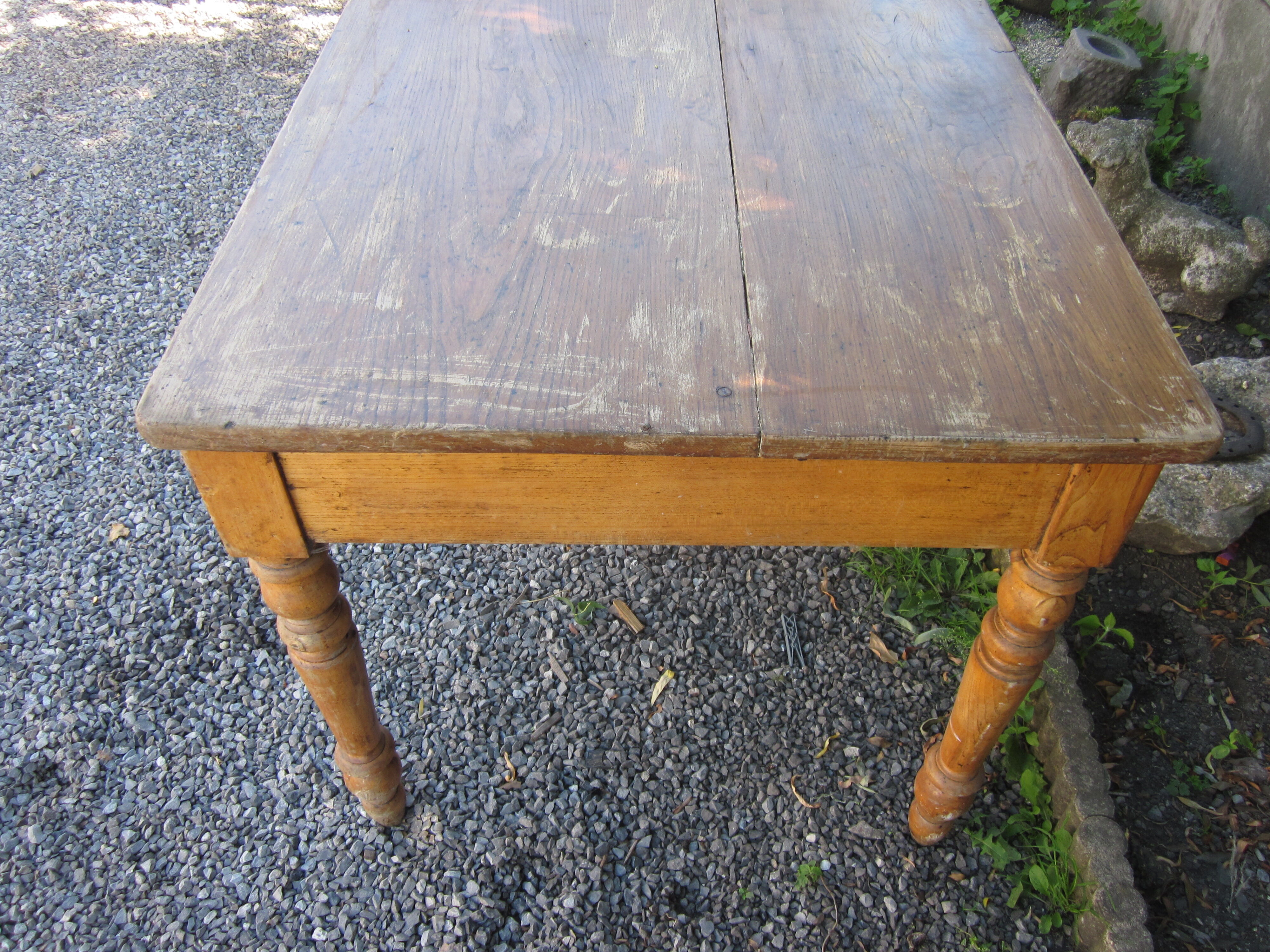 Old farm table