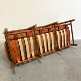 Fauteuils lounge vintage de style brutaliste brésilien, années 1960