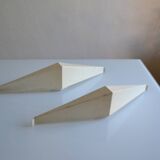 Pair of modernist reconstruction wall lamps