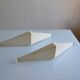 Pair of modernist reconstruction wall lamps