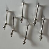 Vintage silver-plated dachshund knife rest