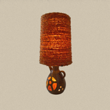 Ceramic and wool lamp for Accolay