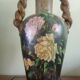 Double-handled vase with roses by Georges Weissenburger, École de Nancy.