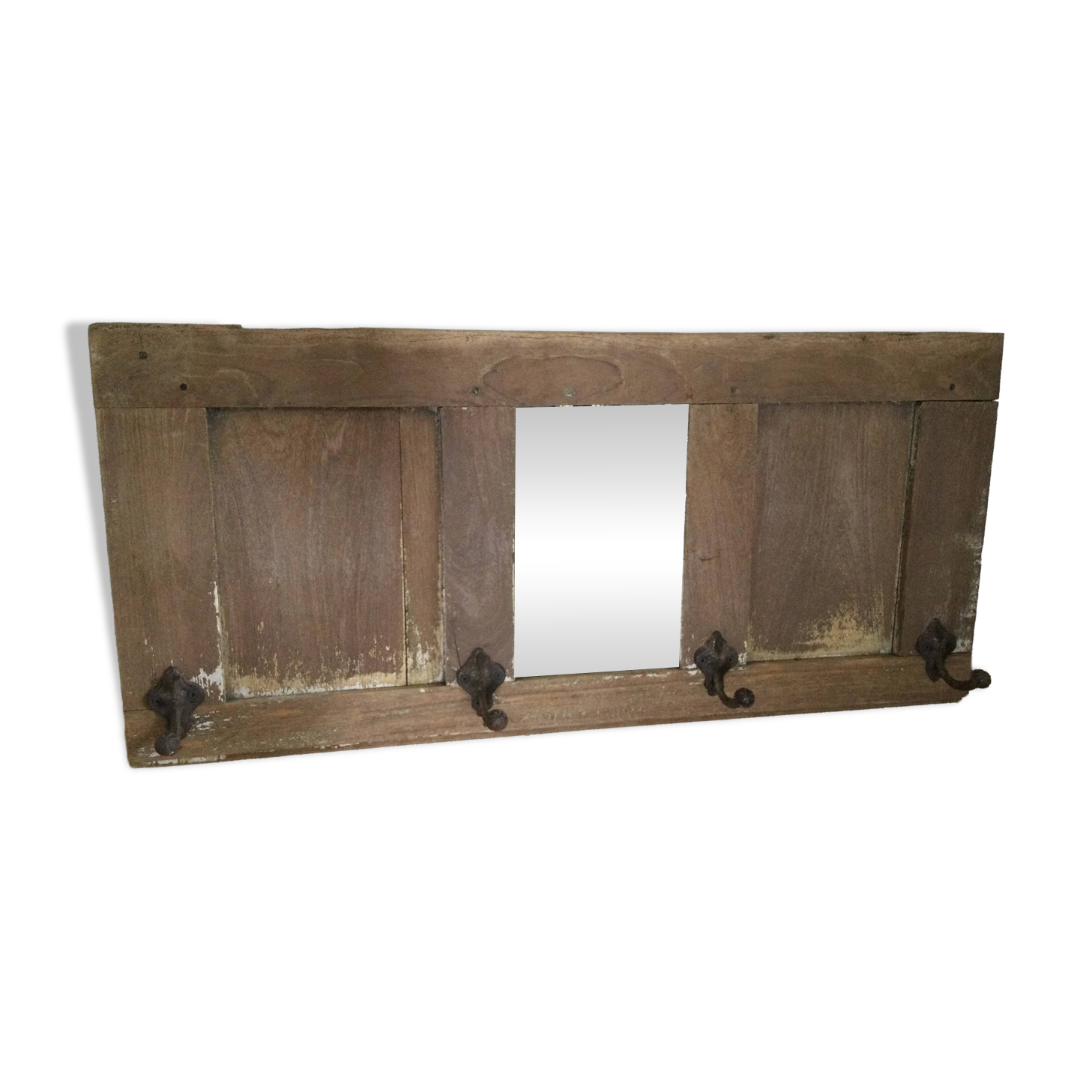 Oak entrance coat rack