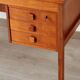 Bureau danois en teck vintage – Domino Møbler (années 60)