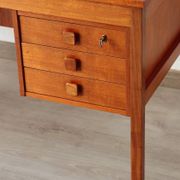 Bureau danois en teck vintage – Domino Møbler (années 60)