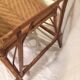 Chaise longue  en rotin milieu 20e siècle