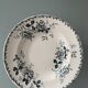 Set of 6 old Hollow Plates Earth of Iron mismatched
