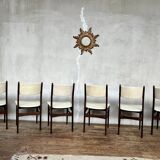 Série de 6 chaises vintage années 1960